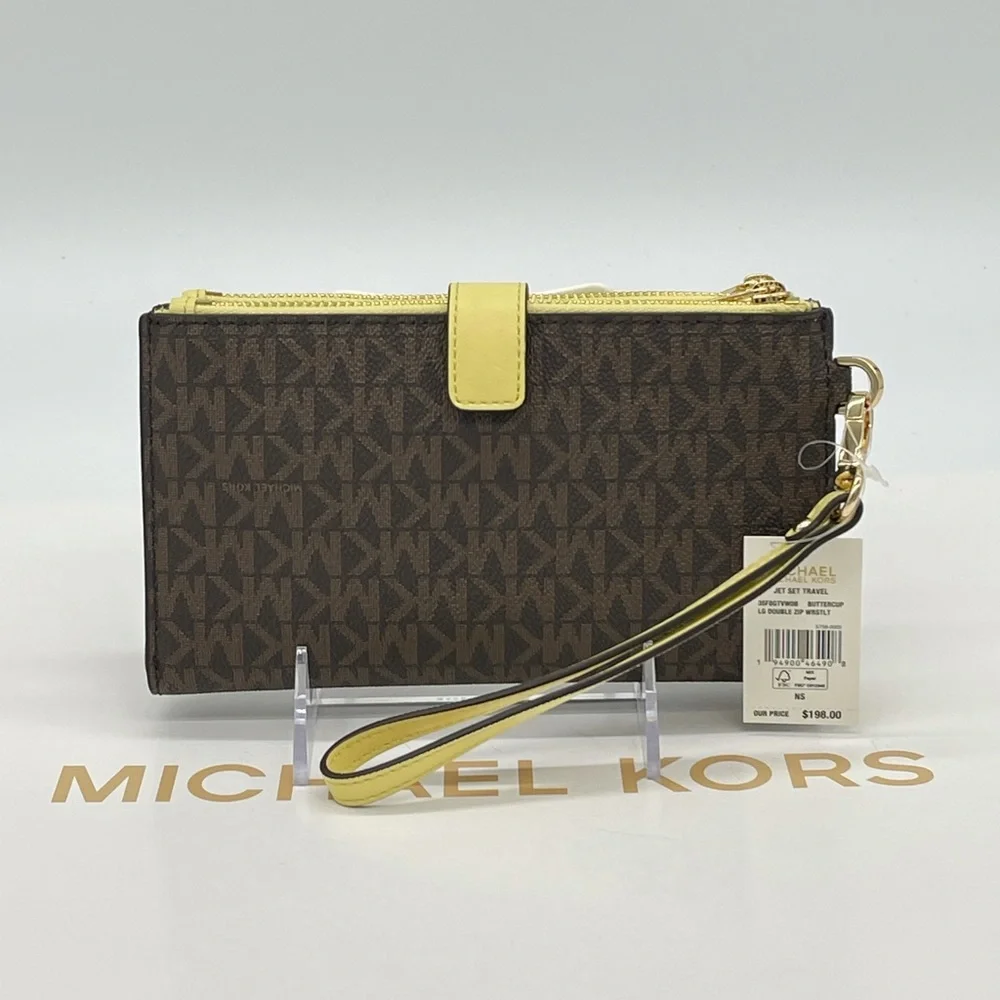 Michael Kors Large Double Zip Wallet Wristlet